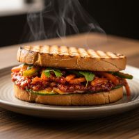 Veg. Schezwan Grilled Sandwich