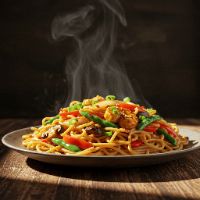 Veg. Schezwan Hakka Noodles (Full)