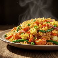 Veg. Schezwan Rice