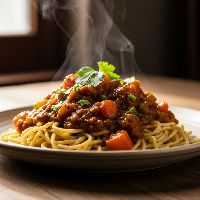 Veg. Sherpa Noodles & Gravy (Half)