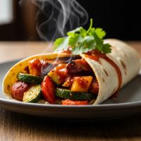 Veg. Tandoori Peri Frankie