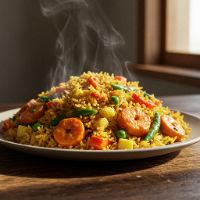 Veg. Triple Schz Fried Rice