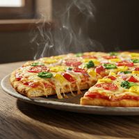 Veggie Deluxe Pizza (8 inch)