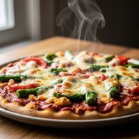 Veggie Supreme Double Cheese Pizza