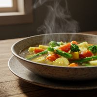 Veg. Ginger Soup (Half)