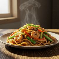 Veg Hakka Noodles