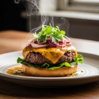 Veg Herb Infused Signature Burger