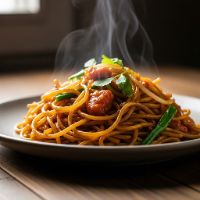 Veg Hongkong Fried Noodles