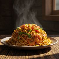 Veg. Hong Kong Fried Rice (Half)