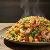 Veg Hong Kong Rice Half