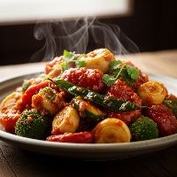 Veg In Hot Garlik Sauce