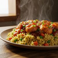 Veg Manchurian Rice