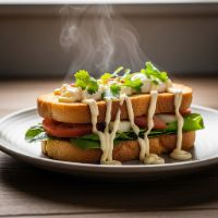 Veg Mayo Toast Sandwich