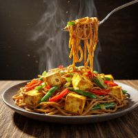 Veg. Paneer Schez. Noodles (Half)