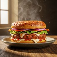 Veg. Royal Cheese Burger (Regular)