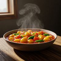 Veg. Schezwan Soup (Half)