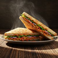 Veg. Shawarmazing Spl. Grilled Sandwich (3 Slice)