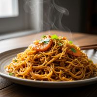 Veg Singaporean Noodles