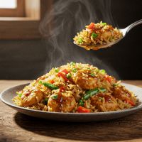 Veg. Singapore Manchurian (Half)