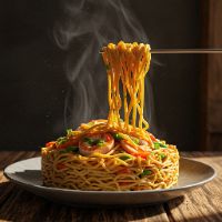 Veg. Singapore Noodles (Half)