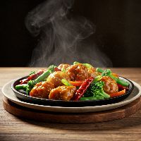 Veg Sizzlers (BBQ, Kung Pao, Black Pepper)