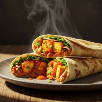 Veg Spicy Paneer Wrap