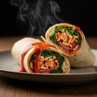 Veg Spicy Peri Peri Wrap