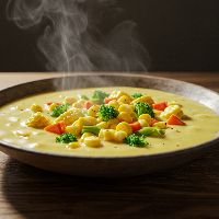 Veg. Sweetcorn Soup (Half)