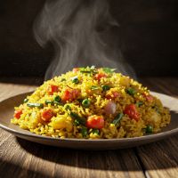 Veg Tawa Rice (Half)