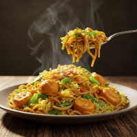 Veg. Triple Noodles (Half)