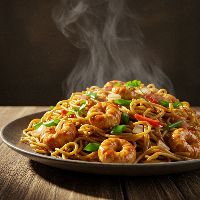 Veg. Triple Schezwan Noodless