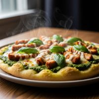 Wake N Bake Pizza (Pesto) (Veg)