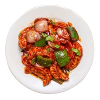 Chicken Sezwan Momo Chilly