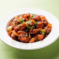 Mushroom Chilly / Manchurian