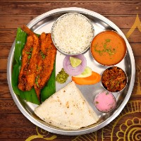 Fish Thali Mandhli/Bombil/Bangda