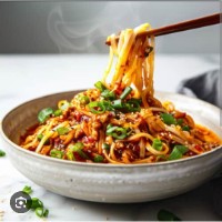 Triple Hakka Noodles (Half)