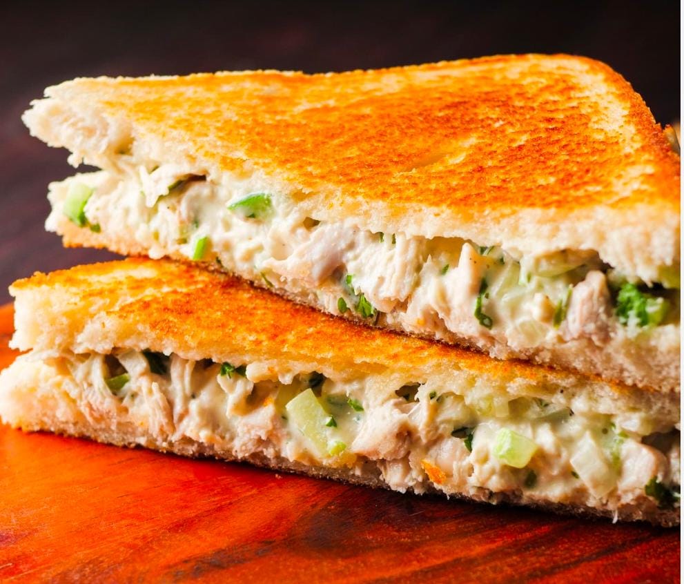 Chicken Mayo Toast Sandwich