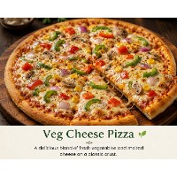 Veg cheese 8" pizza