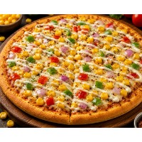 Veg cheese,corn ,Mayo 8" pizza