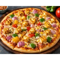 Veg cheese paneer 8 "pizza